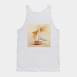 Sailing on a Sunny Day Tank Top